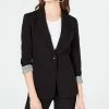Bar III Women's One-Button Notch-Collar Blazer, Created For Macy's -Sam Edelman Shop 12038665 fpx