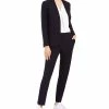 Bar III Collarless Blazer, Inverted-Pleat Top & Straight-Leg Pants, Created For Macy's -Sam Edelman Shop 15330656 fpx