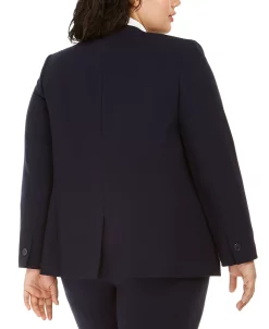 Bar III Trendy Plus Size Open-Front Blazer, Created For Macy's -Sam Edelman Shop 16181467 fpx
