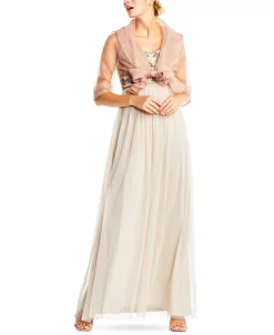 Adrianna Papell Organza Wrap Jacket -Sam Edelman Shop 16476766 fpx