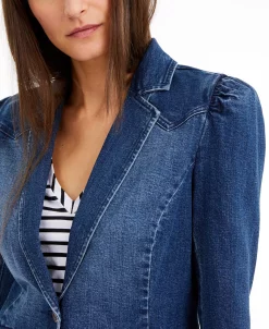 INC International Concepts Women's Puff-Sleeve Blazer, Created For Macy's -Sam Edelman Shop 16535778 fpx