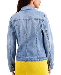 Charter Club Women's Denim Jacket, Created For Macy's -Sam Edelman Shop 17774454 fpx
