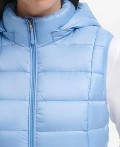 Charter Club Women's Packable Hooded Down Puffer Vest, Created For Macy's -Sam Edelman Shop 19265276 fpx