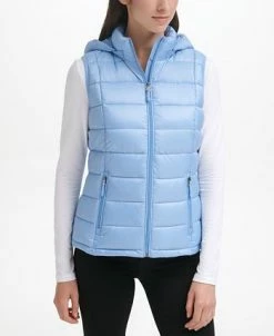 Charter Club Women's Packable Hooded Down Puffer Vest, Created For Macy's -Sam Edelman Shop 19265320 fpx