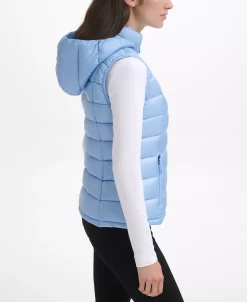 Charter Club Women's Packable Hooded Down Puffer Vest, Created For Macy's -Sam Edelman Shop 19265321 fpx
