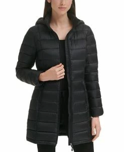 Charter Club Women's Packable Hooded Down Puffer Coat, Created For Macy's -Sam Edelman Shop 19275758 fpx