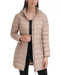 Charter Club Women's Packable Hooded Down Puffer Coat, Created For Macy's -Sam Edelman Shop 19275792 fpx