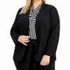 Bar III Trendy Plus Size Open-Front Blazer, Created For Macy's 2 Bar III Trendy Plus Size Open-Front Blazer, Created For Macy's -Sam Edelman Shop 19288753 fpx