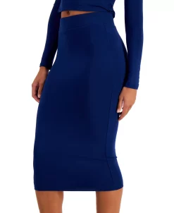 Bar III Odycon Midi Skirt, Created For Macy's -Sam Edelman Shop 19331609 fpx