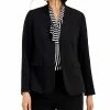 Bar III Women's Collarless Open-Front Blazer, Created For Macy's