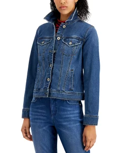 Style & Co Assic Denim Jacket, Created For Macy's -Sam Edelman Shop 19649863 fpx