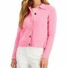 Charter Club Women's Cropped Sweater Blazer, Created For Macy's -Sam Edelman Shop 19869208 fpx
