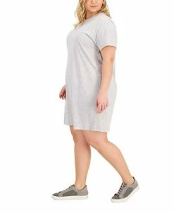 ID Ideology Plus Size T-Shirt Dress, Created For Macy's -Sam Edelman Shop 20736311 fpx
