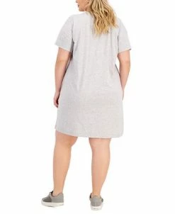 ID Ideology Plus Size T-Shirt Dress, Created For Macy's -Sam Edelman Shop 20736312 fpx