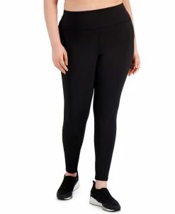 ID Ideology Plus Size Side-Pocket Full-Length Legging, Created For Macy's
