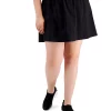 ID Ideology Plus Size Woven Skort, Created For Macy's -Sam Edelman Shop 20950364 fpx