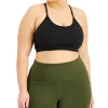 ID Ideology Plus Size Low Impact Sports Bra, Created For Macy's -Sam Edelman Shop 21145795 fpx