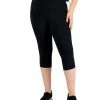 ID Ideology Plus Size Colorblocked Capri Leggings, Created For Macy's -Sam Edelman Shop 21146312 fpx