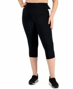 Sam Edelman Shop 33 ID Ideology Plus Size Colorblocked Capri Leggings, Created For Macy's