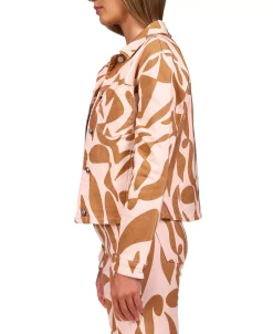 Sanctuary Printed Jeani Button-Down Denim Jacket -Sam Edelman Shop 21249414 fpx