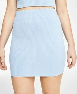 Bar III Ribbed Mini Skirt, Created For Macy's -Sam Edelman Shop 21538433 fpx