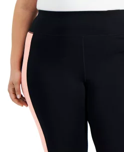 ID Ideology Plus Size Colorblocked Capri Leggings, Created For Macy's -Sam Edelman Shop 21674432 fpx