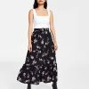 Bar III Women's Printed Belted Maxi Skirt, Created For Macy's -Sam Edelman Shop 21706950 fpx