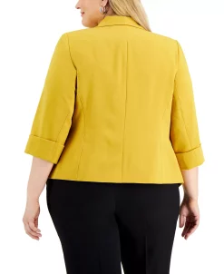 Kasper Plus Size Open-Front Soft Blazer -Sam Edelman Shop 21719913 fpx