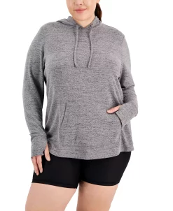 Sam Edelman Shop 23 ID Ideology Plus Size Knit Hoodie, Created For Macy's