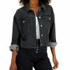 INC International Concepts Women's Printed Denim Tucker Jacket, Created For Macy's -Sam Edelman Shop 21861675 fpx