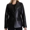 Anne Klein Women's Leather Blazer Coat -Sam Edelman Shop 21908572 fpx