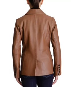 Anne Klein Women's Leather Blazer Coat -Sam Edelman Shop 21908578 fpx