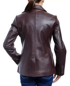 Anne Klein Women's Leather Blazer Coat -Sam Edelman Shop 21908583 fpx