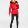 Michael Kors Women's Faux-Fur-Trim Hooded Puffer Coat, Created For Macy's