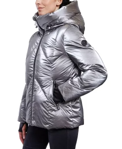 Michael Kors Women's Shine Hooded Puffer Coat -Sam Edelman Shop 21912357 fpx