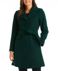 Kate Spade New York Women's Belted Coat, Created For Macy's -Sam Edelman Shop 21916534 fpx