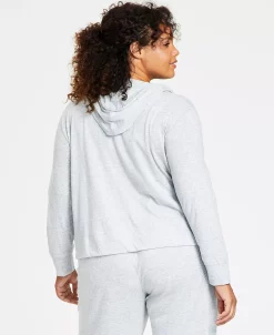 ID Ideology Plus Size Full-Zip Hooded Jacket, Created For Macy's -Sam Edelman Shop 21917173 fpx