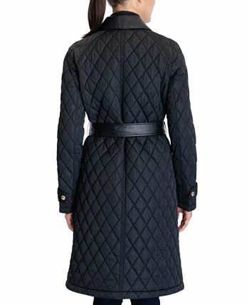 Michael Kors Women's Quilted Belted Coat 4 Michael Kors Women's Quilted Belted Coat - Image 2