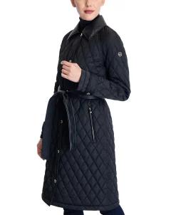 Michael Kors Women's Quilted Belted Coat 8 Michael Kors Women's Quilted Belted Coat -Sam Edelman Shop 21959160 fpx