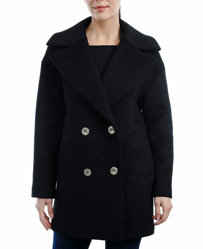 Michael Kors Women's Double-Breasted Peacoat 3 Michael Kors Women's Double-Breasted Peacoat