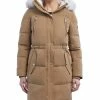 Michael Kors Women's Fleece-Collar Faux-Fur-Trim Hooded Puffer Coat -Sam Edelman Shop 21960087 fpx