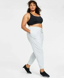 ID Ideology Off Duty Plus Size Jogger Pants, Created For Macy's -Sam Edelman Shop 21971375 fpx