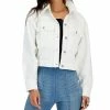INC International Concepts Women's Cropped Denim Jacket, Created For Macy's -Sam Edelman Shop 22000379 fpx