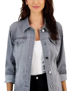 Charter Club Women's Denim Jacket, Created For Macy's -Sam Edelman Shop 22171104 fpx