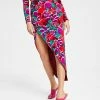 Bar III Women's Floral-Print High-Slit Pull-On Midi Skirt, Created For Macy's 1 Bar III Women's Floral-Print High-Slit Pull-On Midi Skirt, Created For Macy's -Sam Edelman Shop 22180690 fpx
