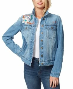 Jessica Simpson Women's Cotton Reagan Relaxed Denim Jacket