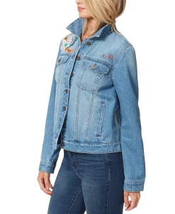 Jessica Simpson Women's Cotton Reagan Relaxed Denim Jacket -Sam Edelman Shop 22206369 fpx
