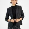 Bar III Women's Washed Satin Pleated-Sleeve Jacket, Created For Macy's -Sam Edelman Shop 22299188 fpx