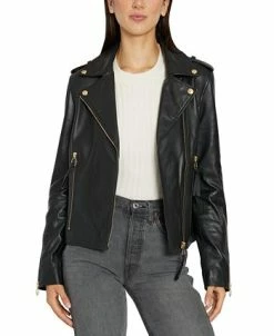 Sam Edelman Women's Leather Moto Jacket -Sam Edelman Shop 22336302 fpx