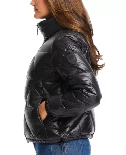 Vince Camuto Women's Shine Hooded Cropped Puffer Coat -Sam Edelman Shop 22337279 fpx